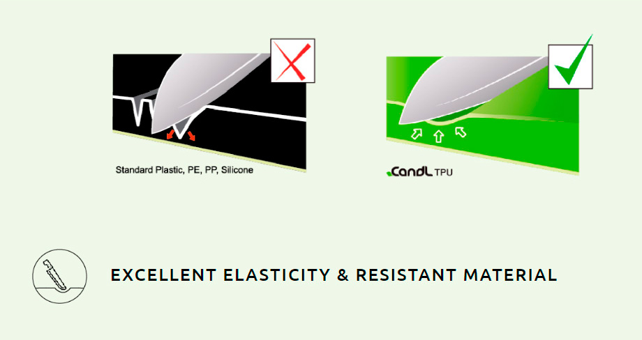 Гибкая антибактериальная разделочная доска Salle Ma Южная Корея, угольный цвет